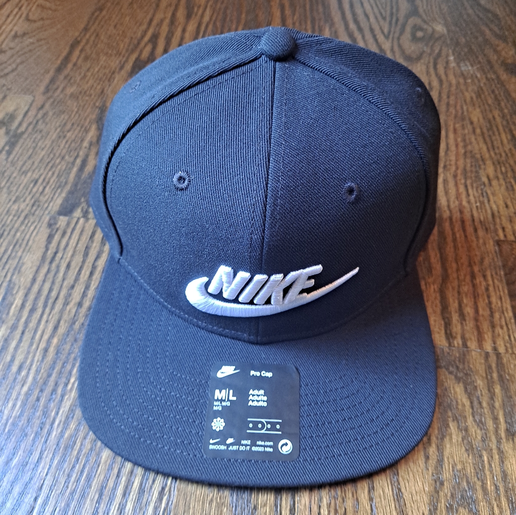 New 2023 Nike DriFit Pro Structured Futura Hat Cap Snapback Sz M  L